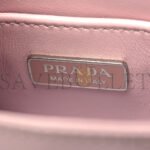 PRADA BRUSHED CALFSKIN SMALL TOTE ALABASTRO (18*16*5cm) - Image 4