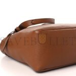 PRADA VITELLO DAINO FLOU DYNAMIQUE TOTE COGNAC (32*27*14cm) - Image 4