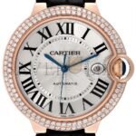 CARTIER BALLON BLEU 42 ROSE GOLD DIAMOND MENS WATCH WE900851 - Image 6