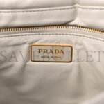 PRADA NAPPA PADDED SYSTEM PATCHWORK BAG WHITE (23*17*8cm) - Image 5