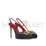 VALENTINO VLOGO SIGNATURE CALFSKIN SLINGBACK PLATFORM PUMP 120MM 4W2S0FT0DSH_0NO - Image 2