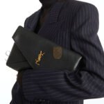 YSL CASSANDRE LARGE LEATHER POUCH P00859203 (29.5*18*4.5cm) - Image 2