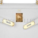 HERM�S MASTER KELLY 28 WHITE BAG GOLD HARDWARE LEATHER (28*22*10cm) - Image 5