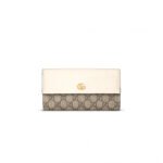 GUCCI GG MARMONT BI-COLOR CONTINENTAL WALLET�45611617WAG9096 (10*19*3.5cm)