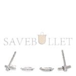 HERM�S 18K WHITE GOLD DIAMOND PM CHAINE D'ANCRE ENCHAINEE EARRINGS - Image 2