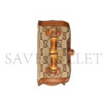 GUCCI BAMBOO 1947 CRYSTALS MINI BAG 735116 (17*12.5*8cm) - Image 5