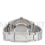ROLEX STAINLESS STEEL 18K WHITE GOLD DIAMOND 41MM OYSTER PERPETUAL DATEJUST WATCH SILVER 116334 - Image 3