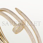 CARTIER JUSTE YELLOW GOLD UN CLOU BRACELET N6708617 - Image 4