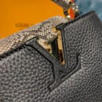 Louis Vuitton Taurillon And Python Leather Capucines Mini N97075 - Image 4