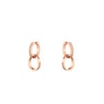 CARTIER LOVE ROSE GOLD EARRINGS, TRANSFORMABLE, SEMI-PAVED N8515240