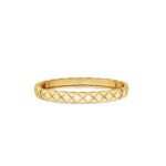 CHANEL COCO CRUSH BRACELETQUILTED MOTIF, 18K YELLOW GOLD J13221