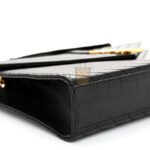 YSL ENVELOPE MATELASSE LARGE SHOULDER BAG IN BLACK 1543620 (31*22*7.5cm) - Image 4