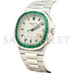 PATEK PHILIPPE EMERALD NAUTILUS WATCH 5711P - Image 3